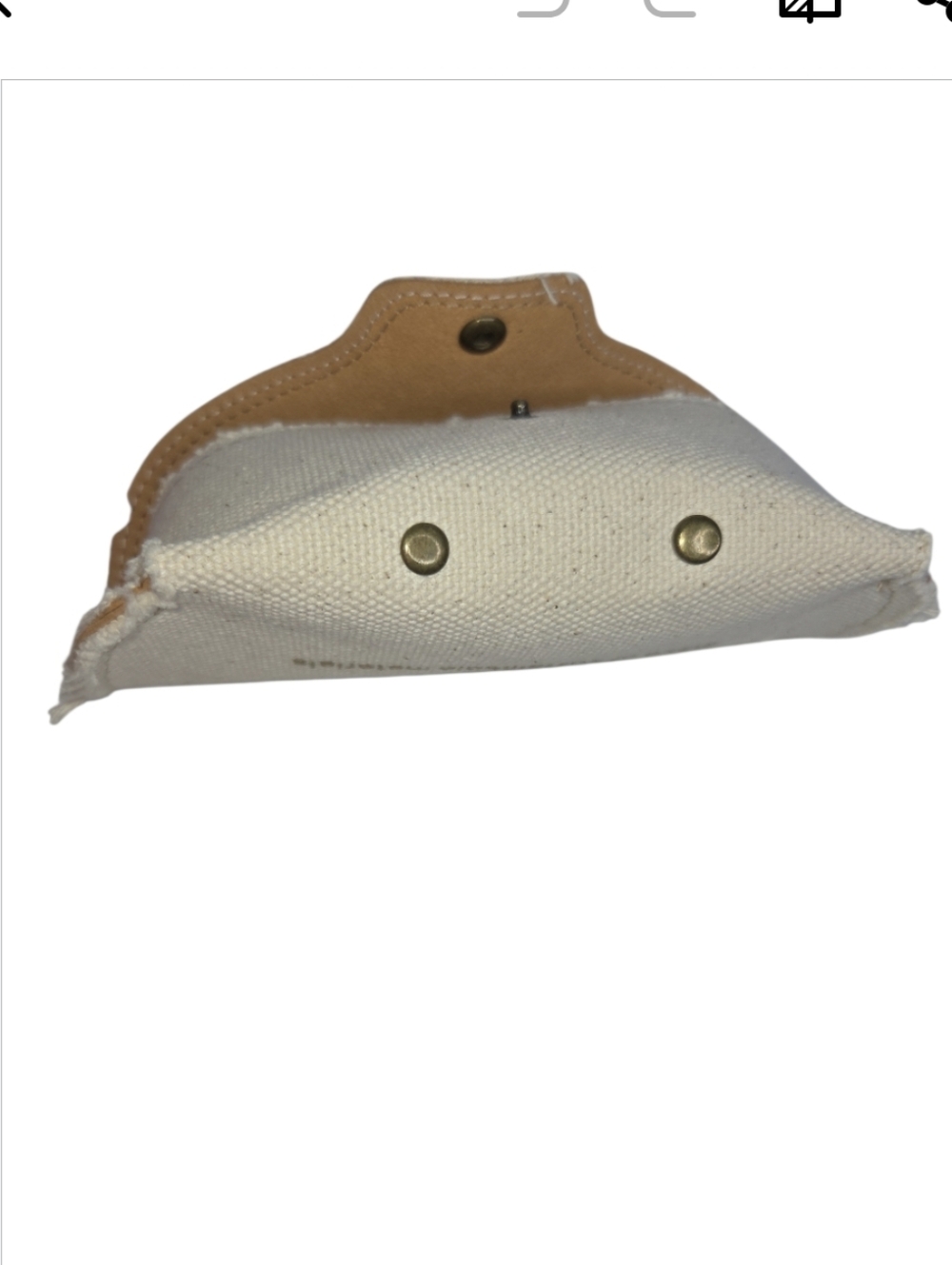 Bajio Natural Cotton Canvas Sunglass Case - Picture 3 of 4